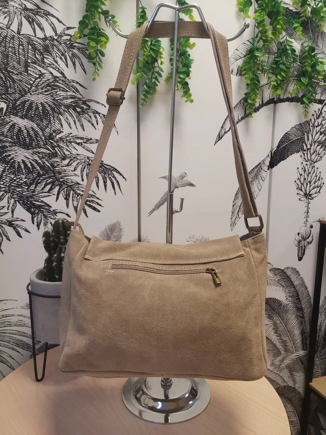 SAC EN DAIM A RABAT JENNA BEIGE